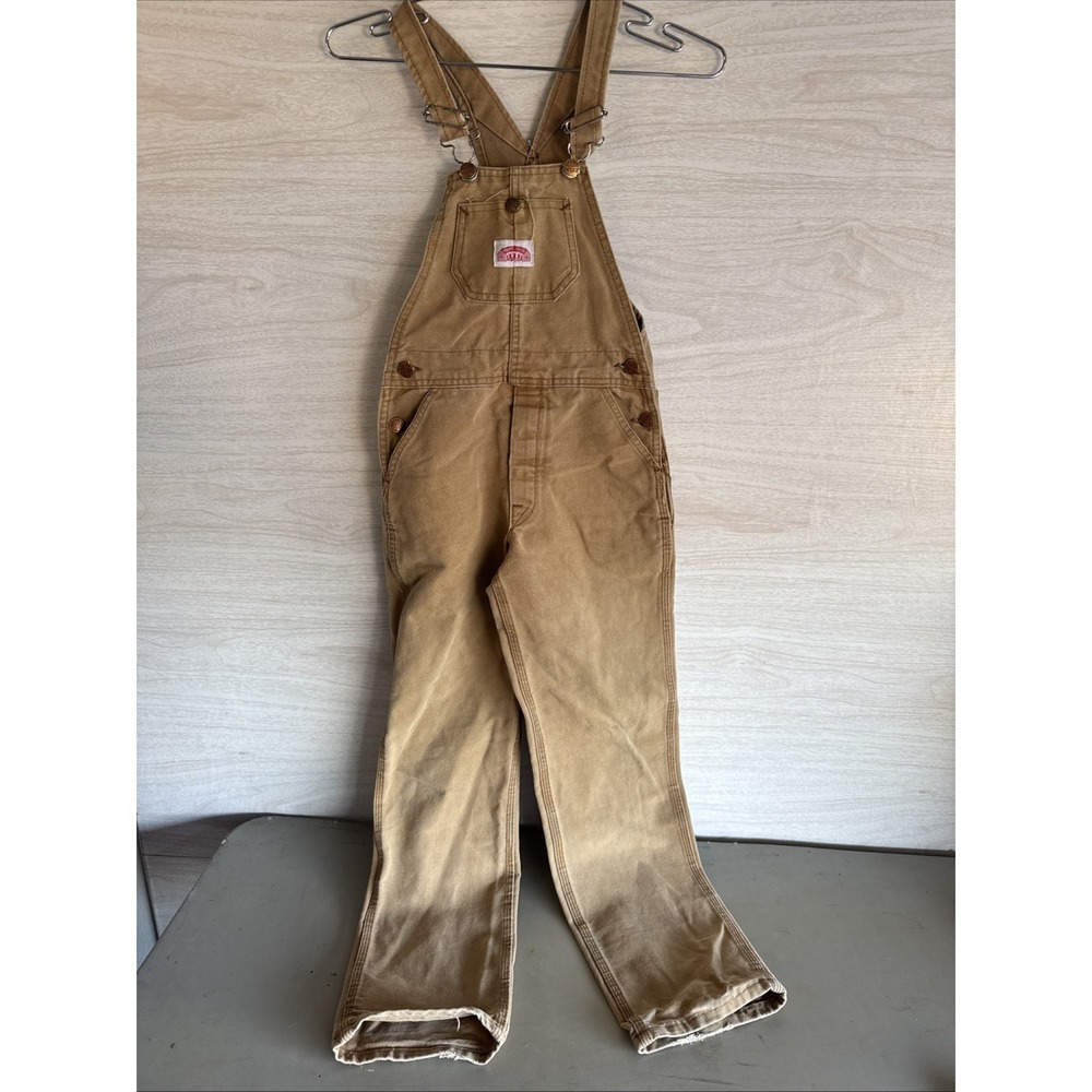 Carhartt Kids' Brown Duck Canvas Overalls